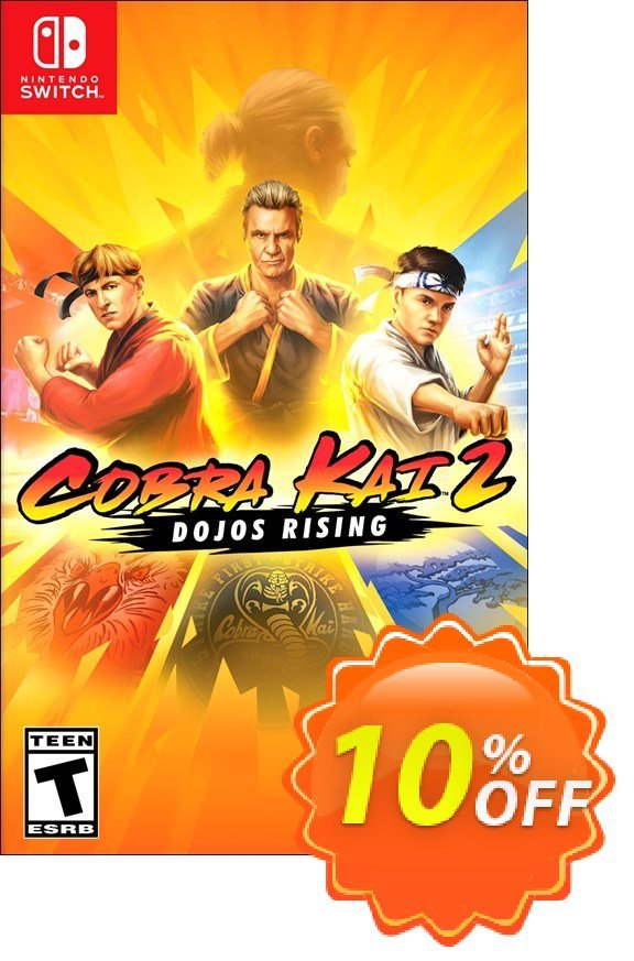  10 OFF Nintendo Switch Cobra Kai 2 Dojos Rising Coupon Code Apr 