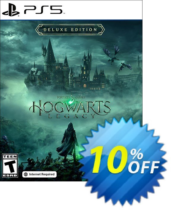 10 OFF Playstation 5 Hogwarts Legacy Deluxe Edition For 