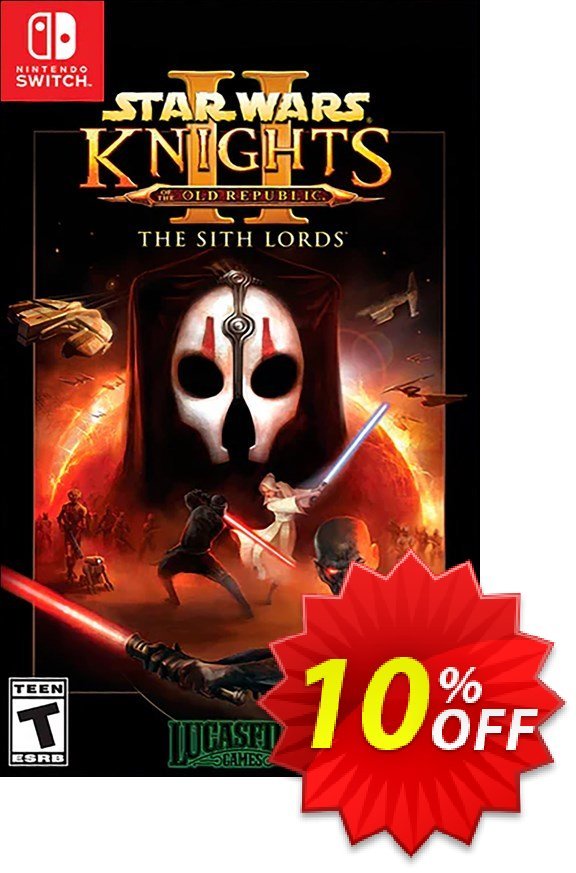  10 OFF Nintendo Switch Star Wars Knights Of The Old Republic II 