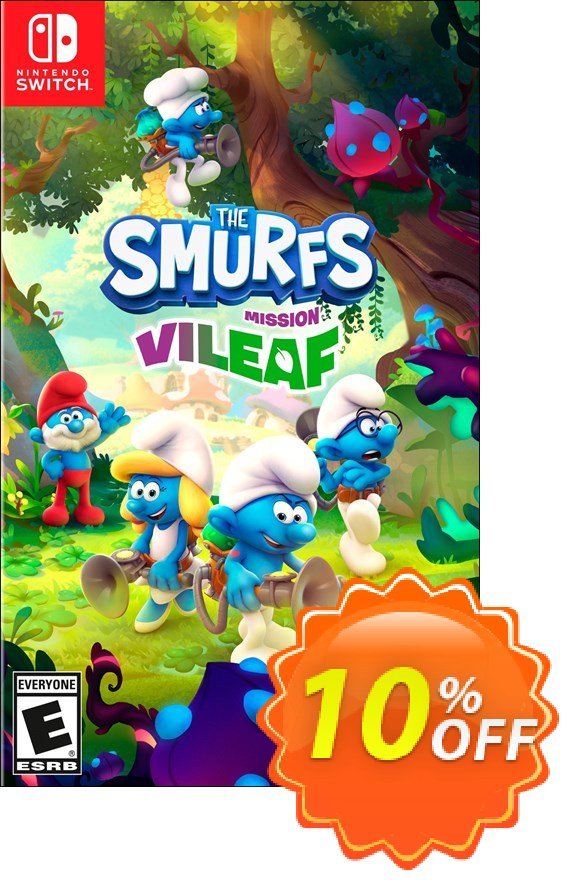  10 OFF Nintendo Switch The Smurfs Mission Vileaf Smurftastic 