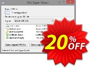 XML Signer (Reseller) Coupon, discount XML Signer (Reseller) Special sales code 2024. Promotion: Special sales code of XML Signer (Reseller) 2024