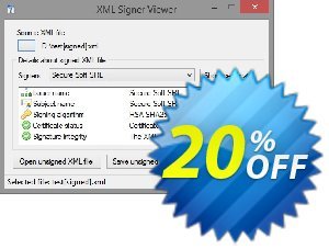 XML Signer - Upgrade and Support Coupon, discount XML Signer - Upgrade and Support Amazing promotions code 2023. Promotion: Amazing promotions code of XML Signer - Upgrade and Support 2023