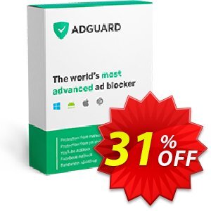 AdGuard Ad Blocker Family (9 devices) Lifetime Coupon, discount Black Friday. Promotion: Wondrous discounts code of AdGuard Ad Blocker Family (9 devices) Lifetime 2024