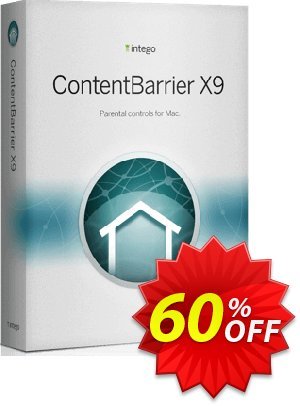 Intego ContentBarrier X9 discount coupon 41% OFF Intego ContentBarrier X9, verified - Staggering promo code of Intego ContentBarrier X9, tested & approved