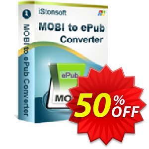 iStonsoft MOBI to ePub Converter 優惠券，折扣碼 60% off，促銷代碼: 