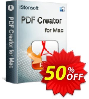 iStonsoft PDF Creator for Mac Coupon, discount 60% off. Promotion: 