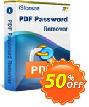 iStonsoft PDF Password Remover Coupon, discount 60% off. Promotion: 