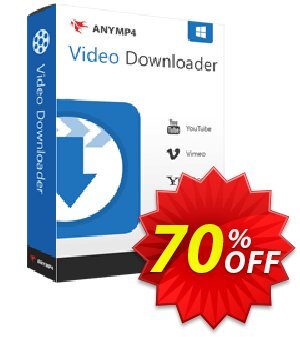 AnyMP4 Video Downloader Coupon, discount . Promotion: 