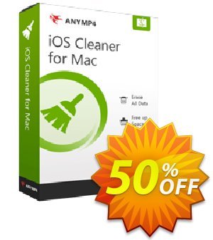 AnyMP4 iOS Cleaner for MAC Multi-User License Coupon, discount 50% OFF AnyMP4 iOS Cleaner for MAC Multi-User License, verified. Promotion: Special offer code of AnyMP4 iOS Cleaner for MAC Multi-User License, tested & approved