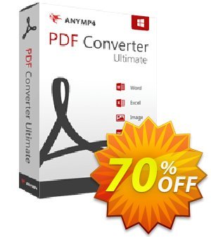 AnyMP4 PDF Converter Ultimate Lifetime Coupon, discount AnyMP4 coupon (33555). Promotion: 