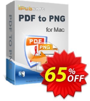 iPubsoft PDF to PNG Converter for Mac Gutschein rabatt 65% disocunt Aktion: 