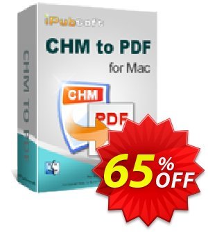 iPubsoft CHM to PDF Converter for Mac discount coupon 65% disocunt - 