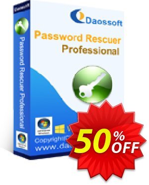 Daossoft Password Rescuer Professional 프로모션 코드 40% daossoft (36100) 프로모션: 40% daossoft (36100)