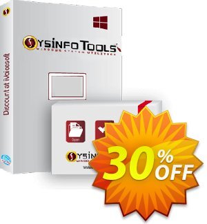 SysInfoTools DBX to PST Converter Coupon, discount SYSINFODISCOUNT. Promotion: Coupon code for SysInfo tools software