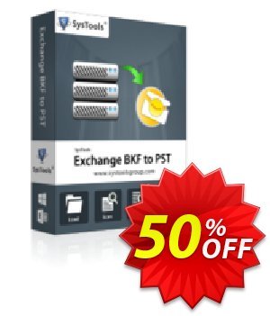 SysTools Exchange BKF to PST (Enterprise License) discount coupon SysTools coupon 36906 - 