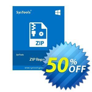 SysTools Zip Repair 優惠券，折扣碼 50% OFF SysTools Zip Repair, verified，促銷代碼: Awful sales code of SysTools Zip Repair, tested & approved