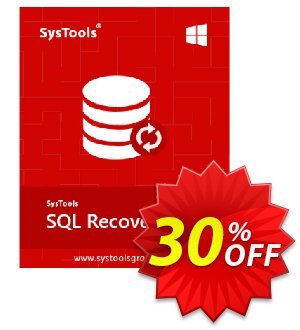 SysTools SQL Recovery Coupon, discount Celebrate this spring season with SysTools and grab the best offers. Get 25% Off on all Software. Promotion: 