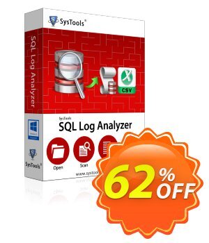 SysTools SQL Log Analyzer Coupon, discount Celebrate this spring season with SysTools and grab the best offers. Get 25% Off on all Software. Promotion: 