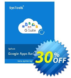 SysTools Google Apps Backup offering sales SysTools Google Apps Backup wonderful offer code 2024. Promotion: wonderful offer code of SysTools Google Apps Backup 2024