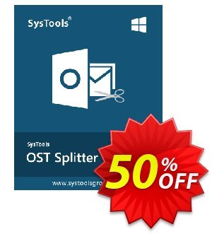 SysTools OST Splitter discount coupon 50% OFF SysTools OST Splitter, verified - Awful sales code of SysTools OST Splitter, tested & approved