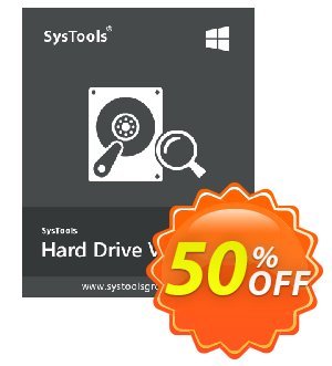 SysTools Hard Drive Viewer Pro 優惠券，折扣碼 50% OFF SysTools Hard Drive Viewer Pro, verified，促銷代碼: Awful sales code of SysTools Hard Drive Viewer Pro, tested & approved