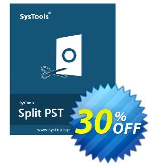 SysTools Split PST割引コード・SysTools Split PST wondrous discount code 2024 キャンペーン: