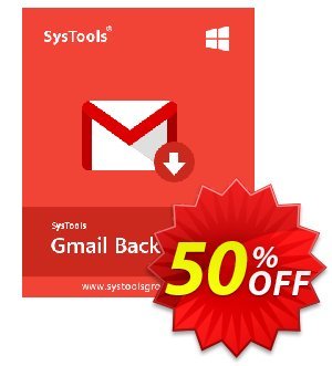 SysTools GMail Backup discount coupon SysTools Spring Sale - 