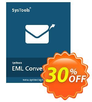 SysTools EML Converter Coupon, discount SysTools Pre Monsoon Offer. Promotion: Awful sales code of SysTools EML Converter, tested in December 2024