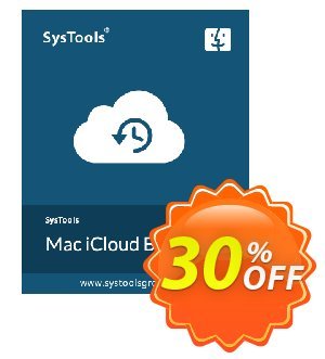 SysTools Mac iCloud Backup 프로모션 코드 SysTools Spring Offer 프로모션: Formidable offer code of SysTools Mac iCloud Backup 2022