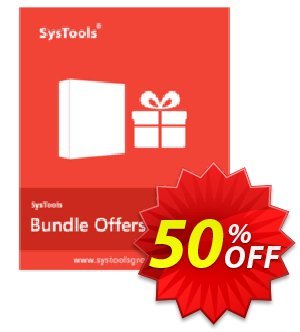 Get SysTools MS Outlook Bundle Offer 50% OFF coupon code