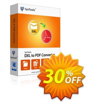 SysTools DXL to PDF Converter (Forensic) discount coupon SysTools coupon 36906 - 
