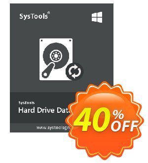 SysTools Hard Drive Data Recovery (Business) discounts Celebrate this spring season with SysTools and grab the best offers. Get 25% Off on all Software. Promotion: SysTools promotion codes 36906