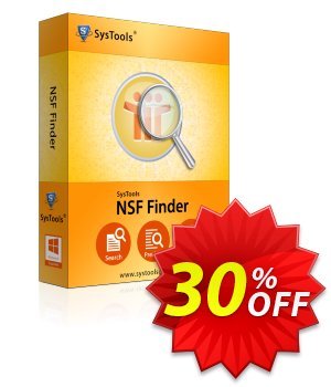 SysTools NSF Finder 優惠券，折扣碼 SysTools Summer Sale，促銷代碼: 