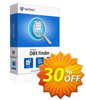 SysTools DBX Finder Coupon discount SysTools Summer Sale