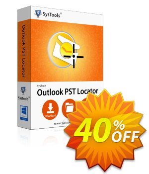 SysTools Outlook PST Locator (Business) Coupon, discount SysTools coupon 36906. Promotion: 
