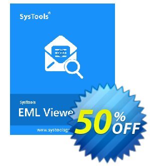 SysTools EML Viewer Pro (50 Users)割引コード・SysTools coupon 36906 キャンペーン: