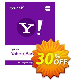 SysTools Yahoo Backup Tool (10 Users) 프로모션 코드 SysTools coupon 36906 프로모션: 