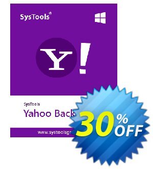 SysTools Yahoo Backup Tool (25 Users) 프로모션 코드 SysTools coupon 36906 프로모션: 