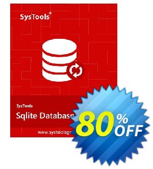 SysTools SQLite Recovery (Business License) discount coupon 80% OFF SysTools SQLite Recovery (Business License), verified - Awful sales code of SysTools SQLite Recovery (Business License), tested & approved