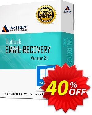 Get Amrev Outlook Email Recovery 40% OFF coupon code