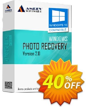 Get Amrev Photo Recovery Software 40% OFF coupon code