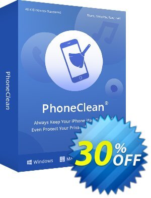 PhoneClean Pro for Mac (1 year) Coupon, discount Best discount is IMOBEDUDISCOUNT codes. Promotion: 30OFF Coupon Imobie