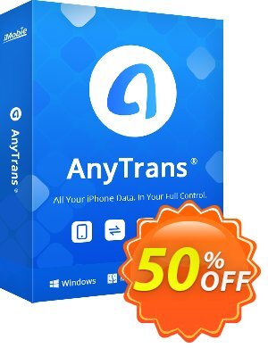 AnyTrans Family Plan 촉진  Coupon Imobie promotion 2 (39968)