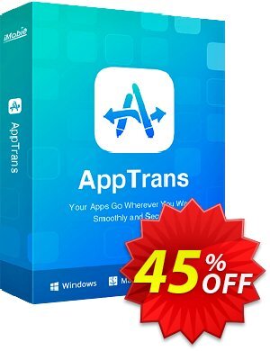 AppTrans for Mac Lifetime Coupon, discount Best discount is IMOBEDUDISCOUNT codes. Promotion: Super discount code of AppTrans for Windows Lifetime, tested & approved