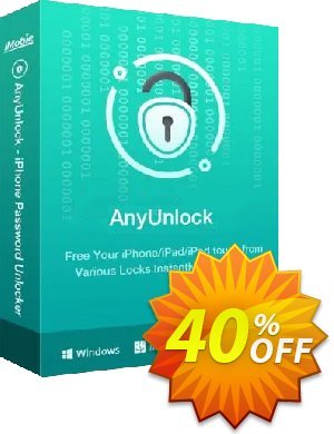 AnyUnlock - Remove Screen Time - 1-Year/5 Devices 優惠券，折扣碼 AnyUnlock for Windows - Remove Screen Time - 1-Year Subscription/5 Devices  Wondrous deals code 2023，促銷代碼: Wondrous deals code of AnyUnlock for Windows - Remove Screen Time - 1-Year Subscription/5 Devices  2023
