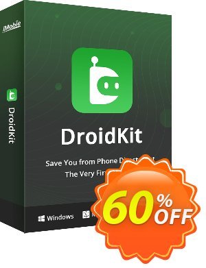 DroidKit - Data Recovery (1-Year) discount coupon 60% OFF DroidKit for Windows - Data Recovery (1-Year), verified - Super discount code of DroidKit for Windows - Data Recovery (1-Year), tested & approved