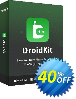 Get DroidKit for Mac - Screen Unlocker - 3-Month 40% OFF coupon code