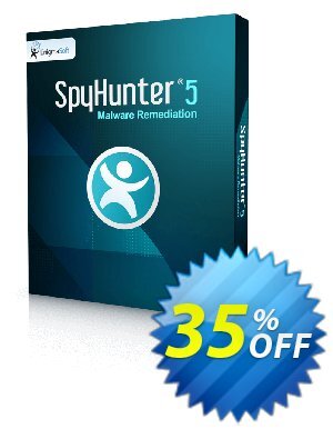 SpyHunter 5 PRO 優惠券，折扣碼 25% off with SpyHunter，促銷代碼: 