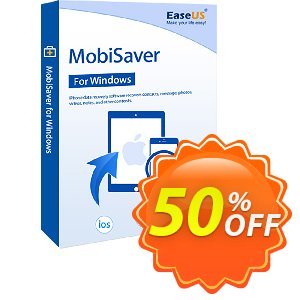 Get EaseUS MobiSaver Pro 60% OFF coupon code