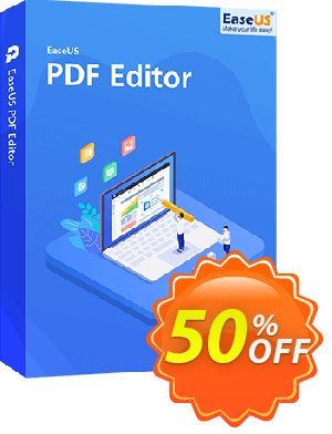 EaseUS PDF Editor Monthly Subscription优惠券 World Backup Day Celebration